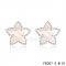 Cheap Van Cleef & Arpels Sweet Alhambra Star White Earrings,White Mother-Of-Pearl